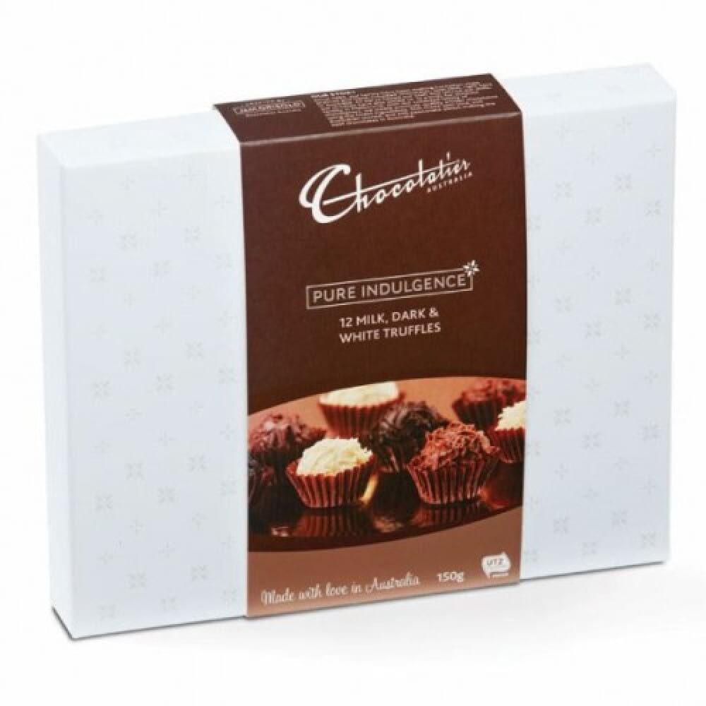 Chocolatier Australia Milk, Dark & White Chocolate Truffle Gift Box